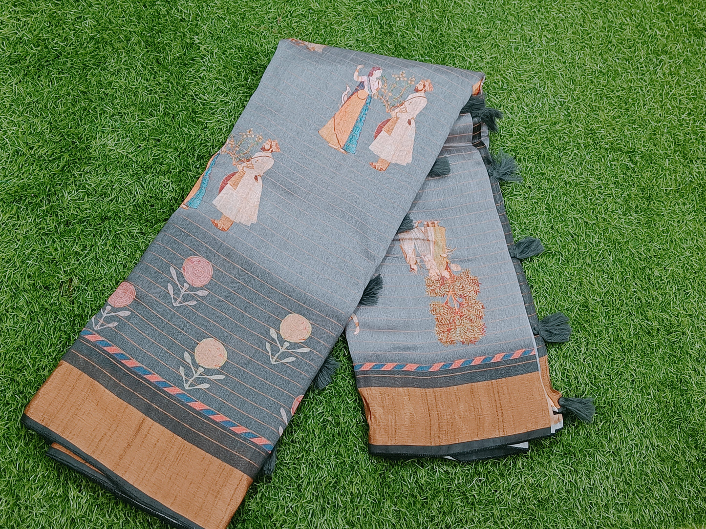 Multicolor Pichwai Saree 01