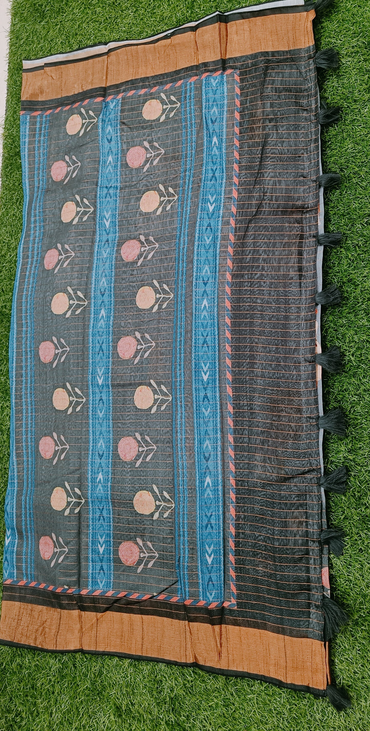Multicolor Pichwai Saree 01