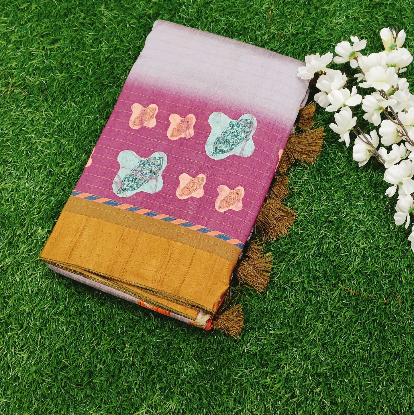 Multicolor Pichwai Saree 04