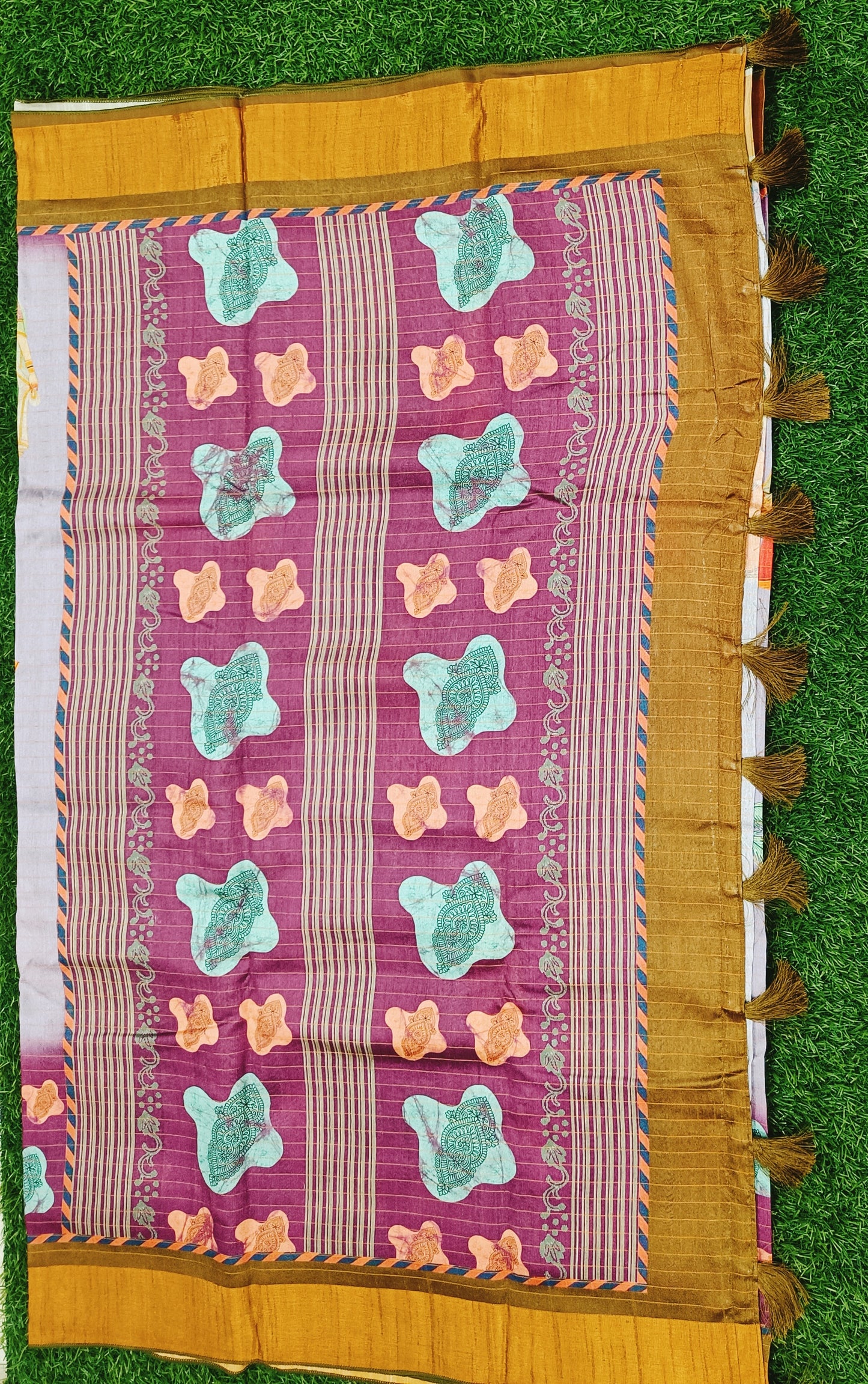 Multicolor Pichwai Saree 04